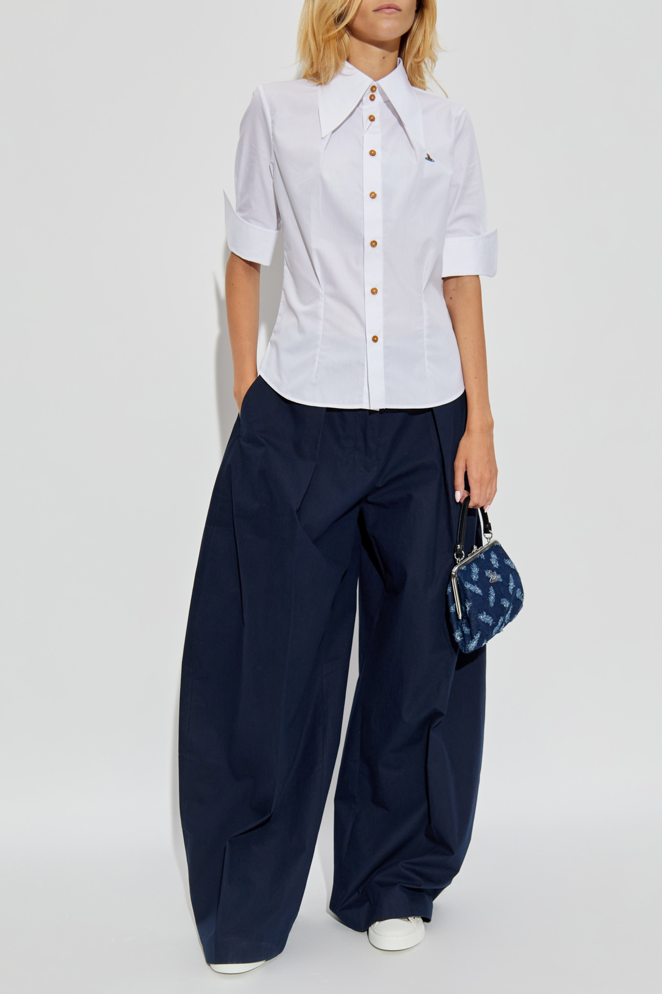 White Shirt with logo Vivienne Westwood - Vitkac Canada